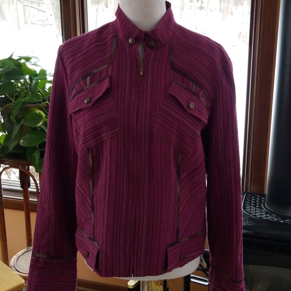 CANVAS BACK FULLY LINED JACKET